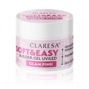 Claresa statybinis gelis Soft&Easy glam pink 90 g