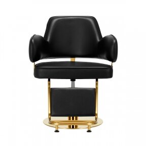 GABBIANO hairdressing chair LINZ, black-gold sp.