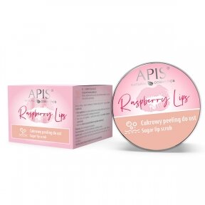 APIS RASPBERRY LIPS, сахарный скраб для губ, аромат малины, 10мл