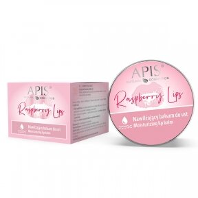 APIS RASPBERRY LIPS, drėkinantis lūpų balzamas, Aviečių kvapo, 10ml