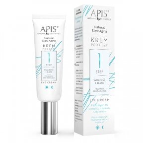 Apis Natural slow aging STEP 1 eye contour cream that gives a glow, 15 ml