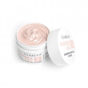 CLARESA RUBBER GEL statybinis, priauginimo gelis 2, 12g