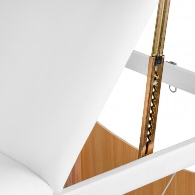 Medinis sulankstomas masažo stalas, Komfort Activ Fizjo Lux ,3 segmentai, baltas 13