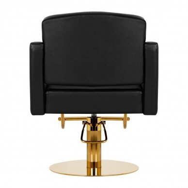 Gabbiano kirpyklos kėdė TURIN, aukso ir juodos sp. 2