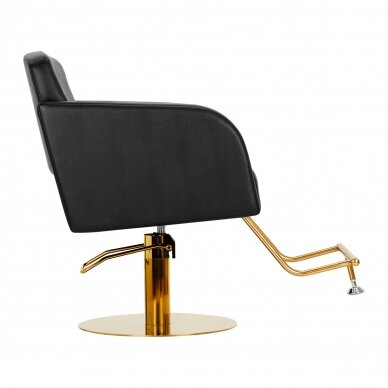 Gabbiano kirpyklos kėdė TURIN, aukso ir juodos sp. 3