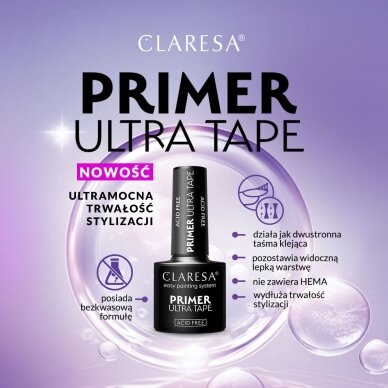 CLARESA Primer Ultra Tape gruntas,  5 ml 1