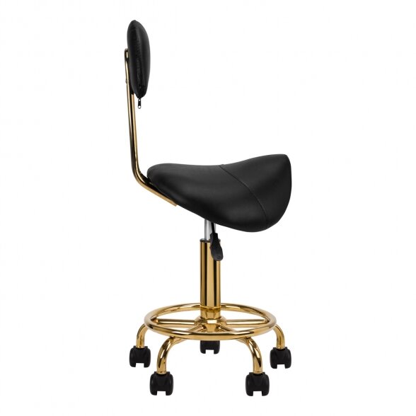 Professional craftsman&#39;s chair 6001G, black/gold 1