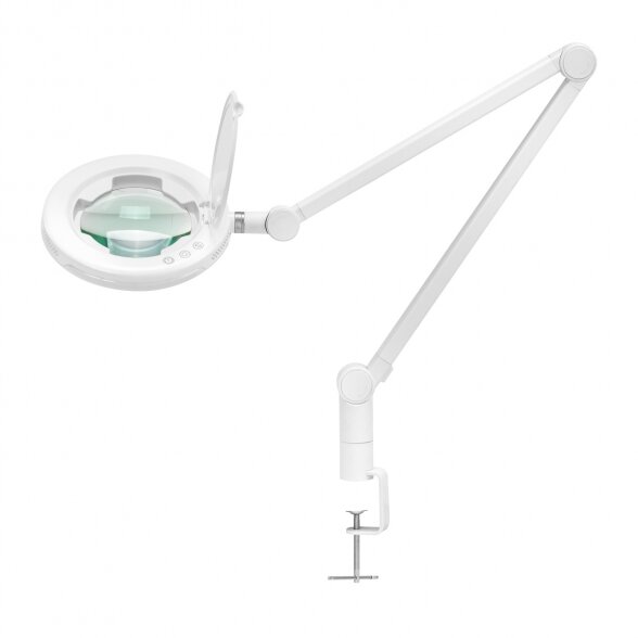 LED lamp with magnifying glass GLOW 8021, white