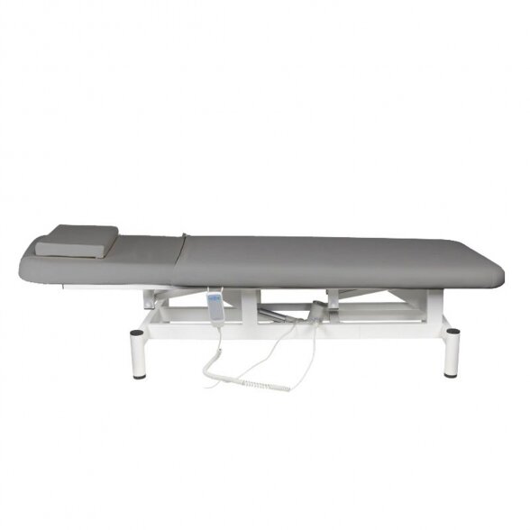 Electric 1-motor massage bed 079, gray 5