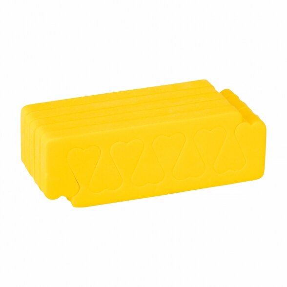 Toe tabs, 10 pcs., yellow 1