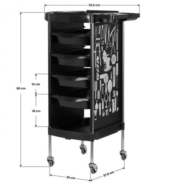 Barber trolley X11-9 7