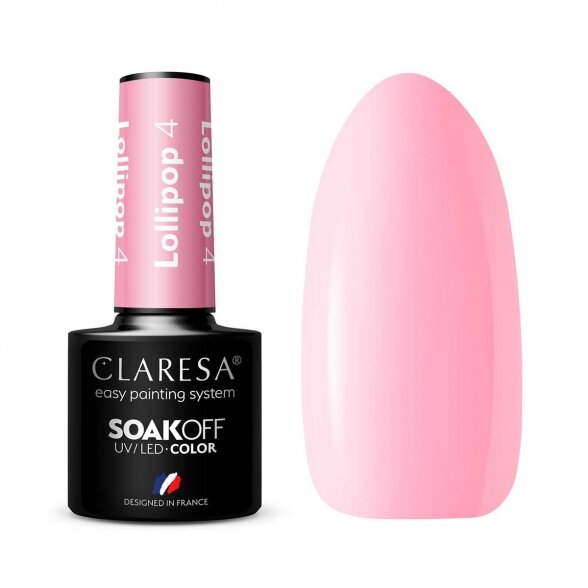 Hybrid nail polish CLARESA LOLLIPOP 4, 5g