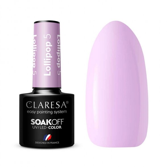 Hybrid nail polish CLARESA LOLLIPOP 5, 5g