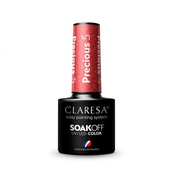 Hybrid nail polish CLARESA Precious PS5, 5g 2