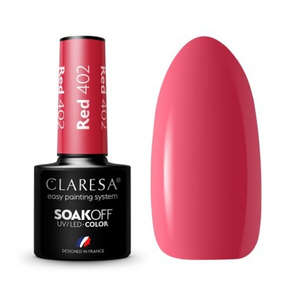 Hybrid nail polish CLARESA RED