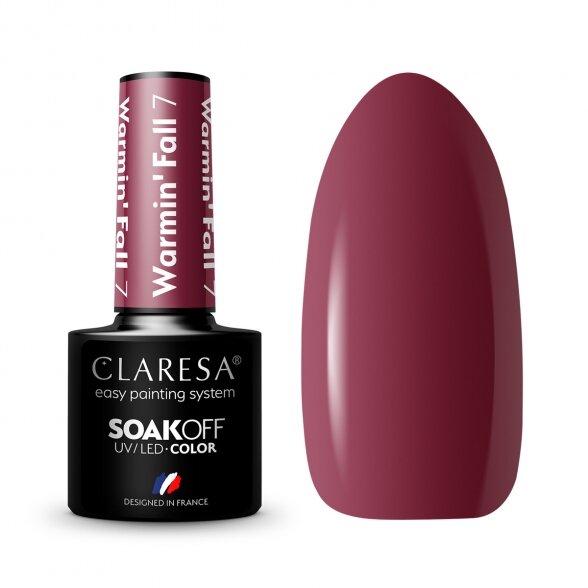 Hybrid nail polish CLARESA WARMIN FALL