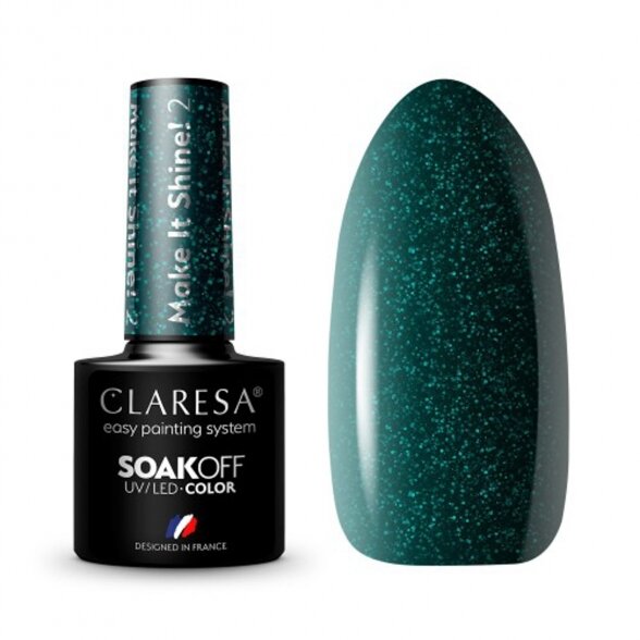 CLARESA MAKE IT SHINE hybrid nail polish