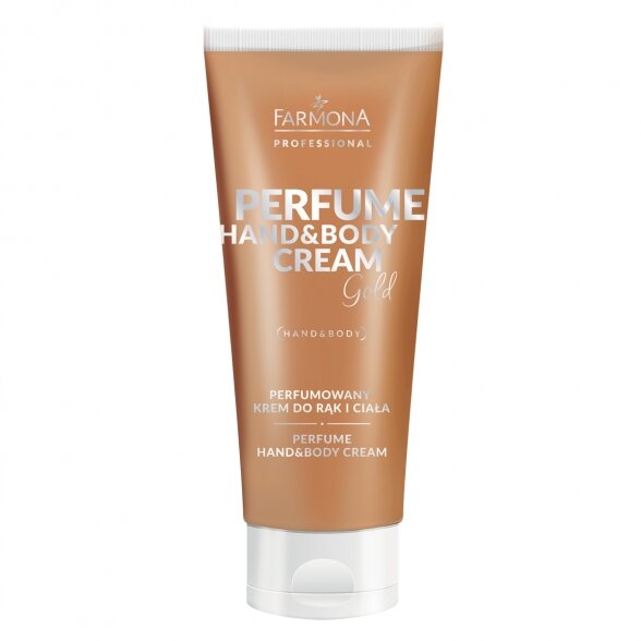 Perfumed hand and body cream FARMONA Gold, 75 ml