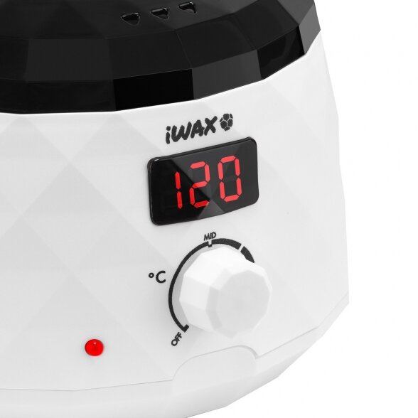 НАГРЕВАТЕЛЬ ВОСКОВ IWAX DIAMOND TECH 400ML, 100W, Белый sp. 4