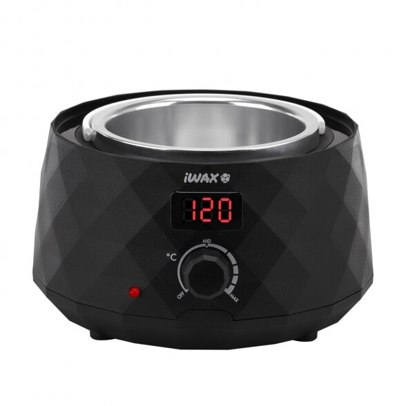 WAX HEATER IWAX DIAMOND TECH 400ML, 100W, BLACK SP. 1