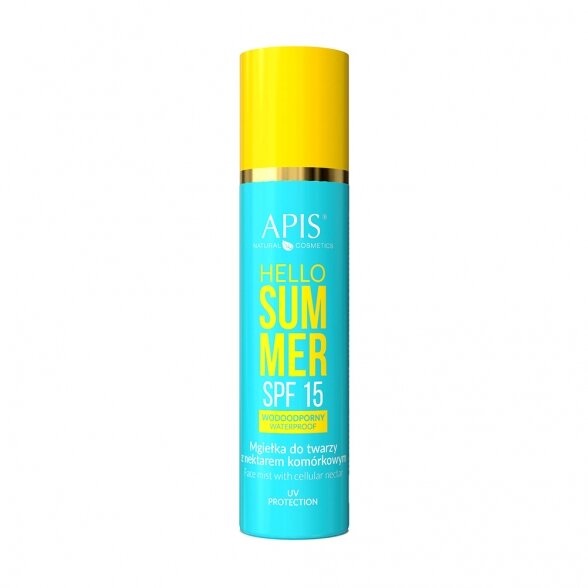 APIS Hello Summer Spf15 face mist with cell nectar, 150ml