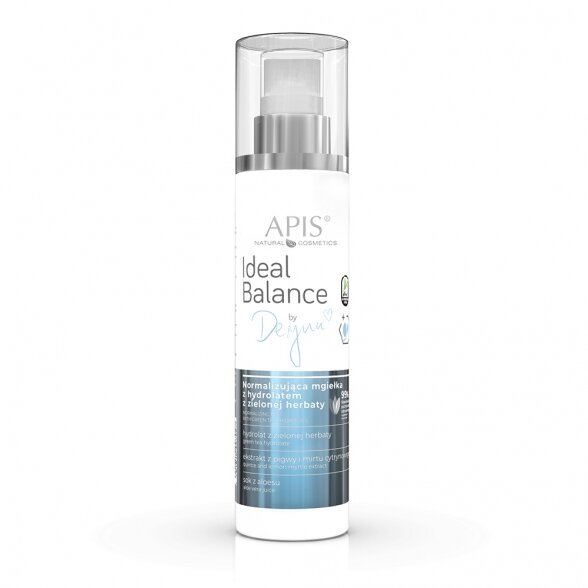 APIS Ideal Balance By Deynn, normalizuojanti dulksna su žaliosios arbatos hidrolatu, 150ml