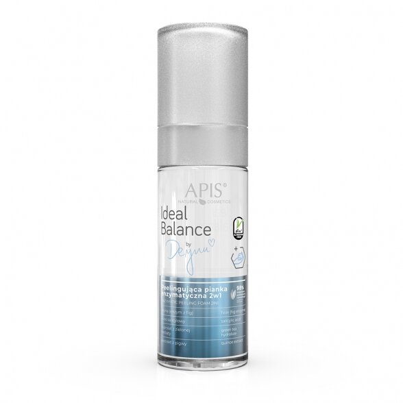 APIS Ideal Balance By Deynn drėkinančios veido valymo-šveitimo putos su enzymais, 150 ml