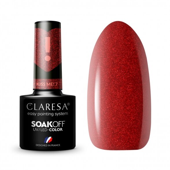 Hybrid nail polish CLARESA KISS ME 7, 5g