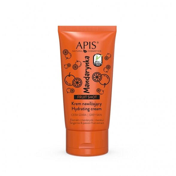 APIS Fruit Shot Mandarin moisturizing face cream, 50ml