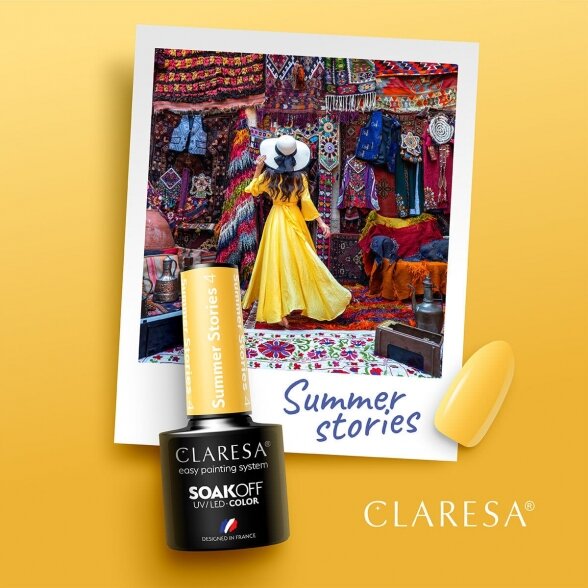 Hybrid nail polish CLARESA SUMMER STORIES 4, 5g 1