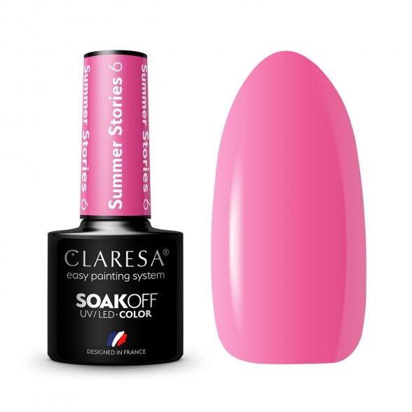 Hybrid nail polish CLARESA SUMMER STORIES 6, 5g