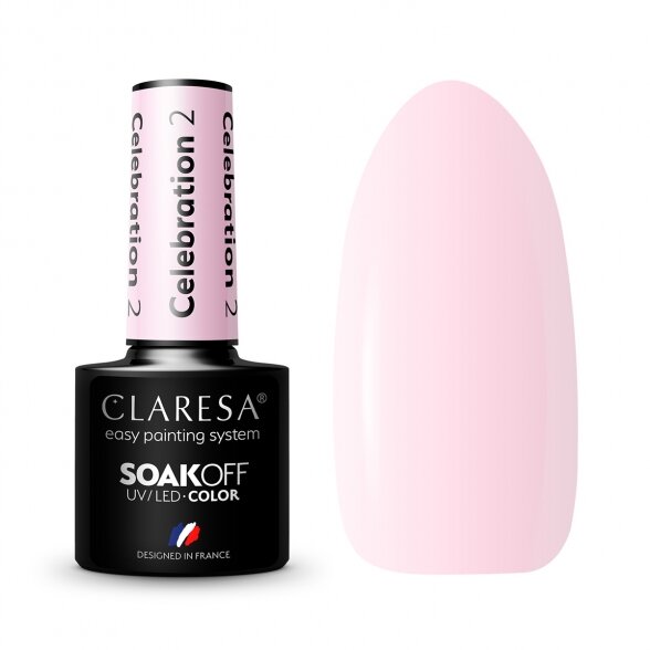 Hybrid nail polish CLARESA CELEBRATION 2, 5g