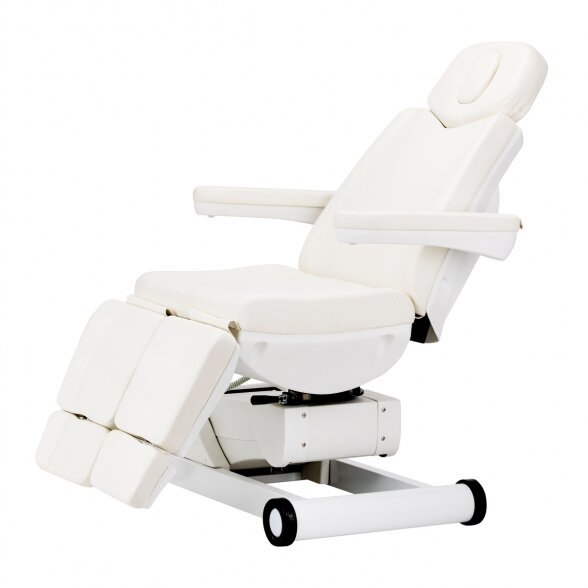 Electric pedicure chair Azzurro 873 (with rotation), white 1