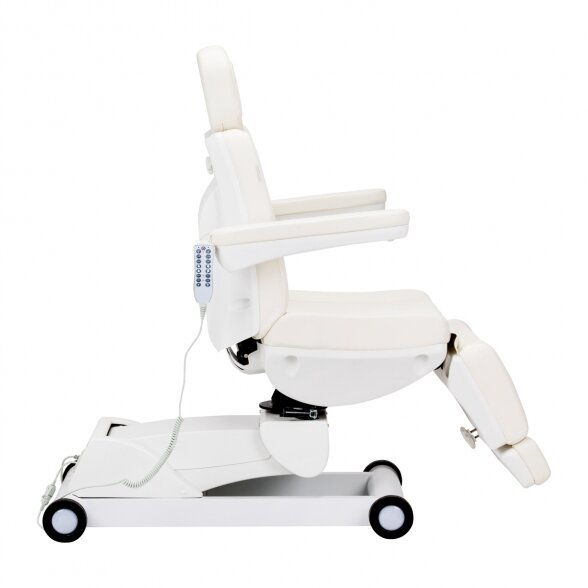 Electric pedicure chair Azzurro 873 (with rotation), white 3