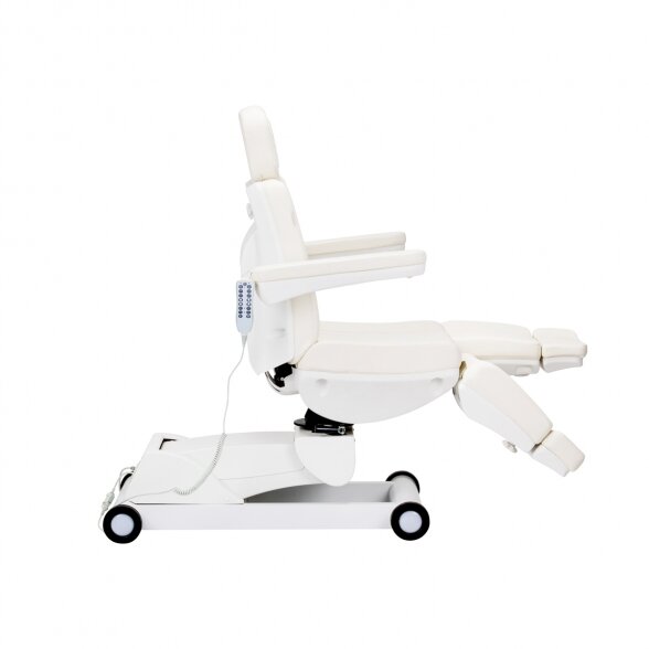 Electric pedicure chair Azzurro 873 (with rotation), white 4