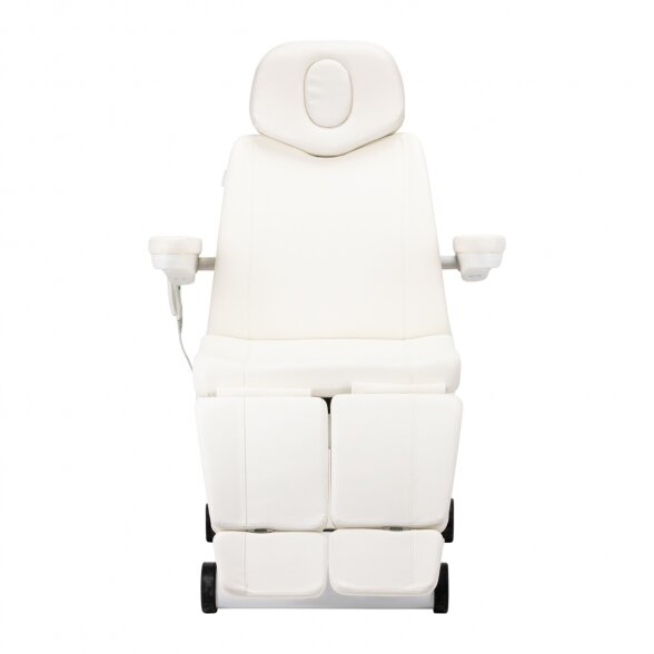 Electric pedicure chair Azzurro 873 (with rotation), white 7