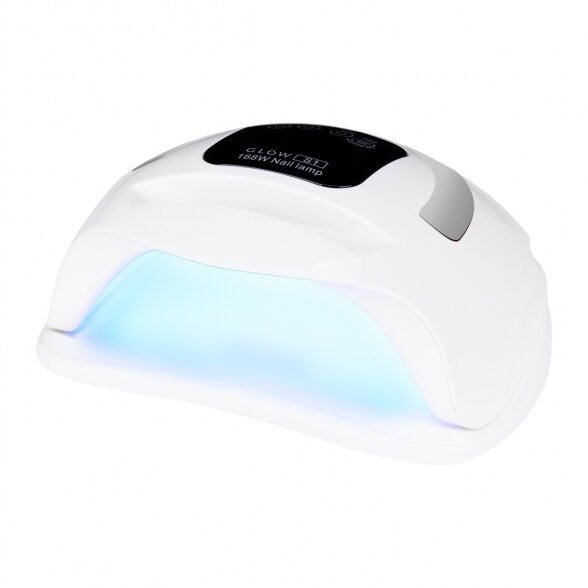 LED UV DUAL nagų lempa Glow S1, 168W SILVER 1