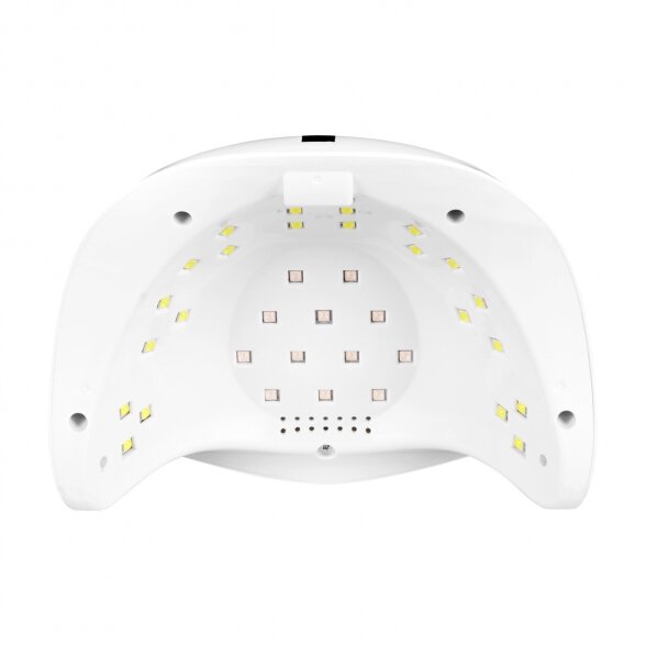 LED UV DUAL лампа для ногтей Glow S1, 168Вт СЕРЕБРЯНЫЙ 5