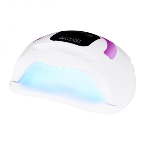 LED UV DUAL nagų lempa Glow S1, 168W PINK 1