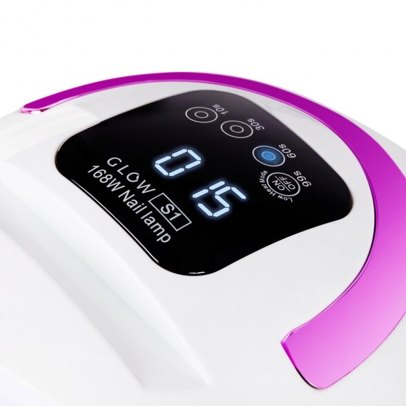 LED UV DUAL nail lamp Glow S1, 168W PINK 6