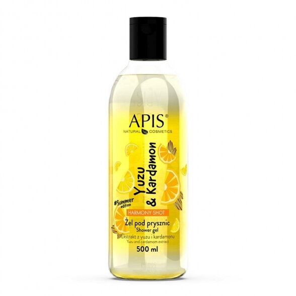 APIS shower gel YUZU and CARDAMON, 500ml