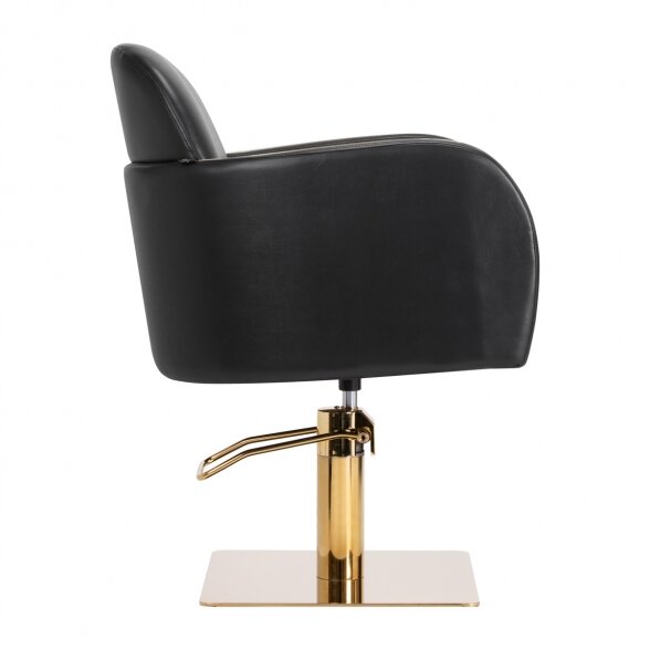 Luxury barber chair GABBIANO MALAGA, black-gold sp. 2