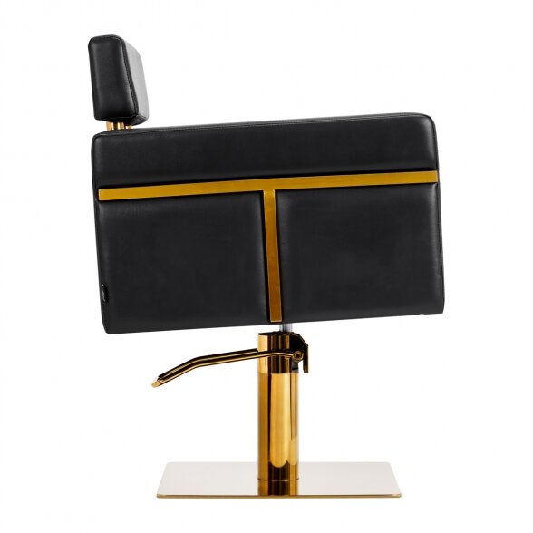 Hairdressing chair Gabbiano Toledo gold-black sp. 3