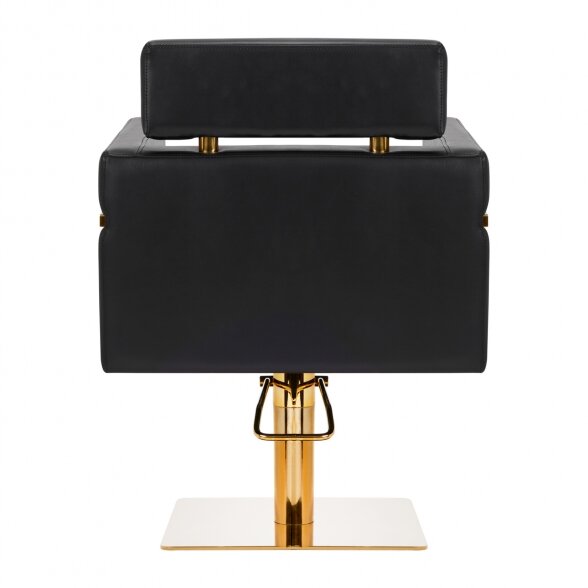 Hairdressing chair Gabbiano Toledo gold-black sp. 4