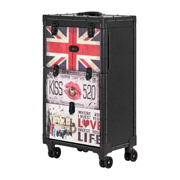 GRUNGE style hairdressing trolley GABBIANO C12 3