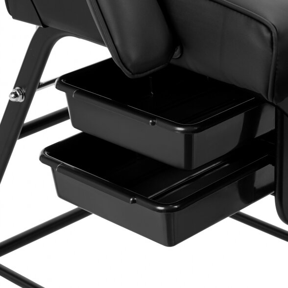 Cosmetology chair 557A with cuvettes, black 8