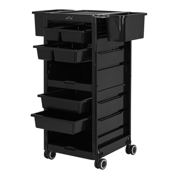 Hairdressing trolley GABBIANO 68B, black sp. 1