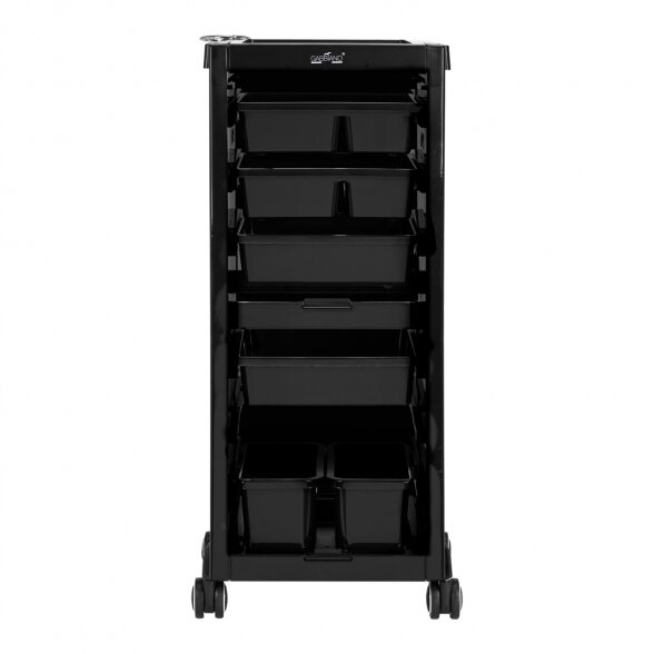 Hairdressing trolley GABBIANO 68B, black sp. 4