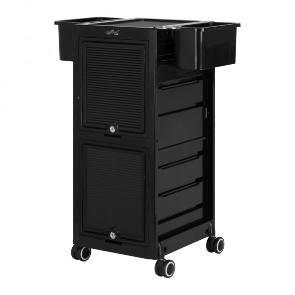 GABBIANO hairdressing trolley 68C, black sp.