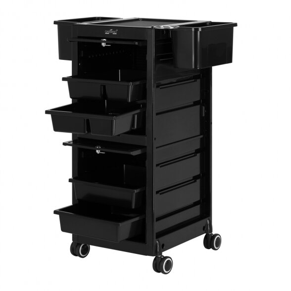 GABBIANO hairdressing trolley 68C, black sp. 2